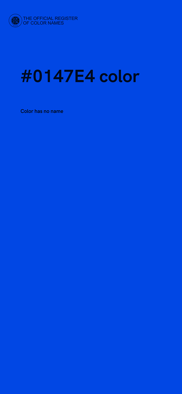 #0147E4 color image