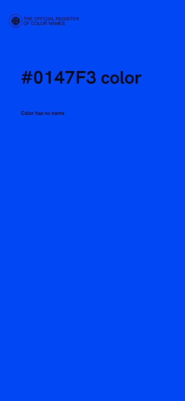 #0147F3 color image