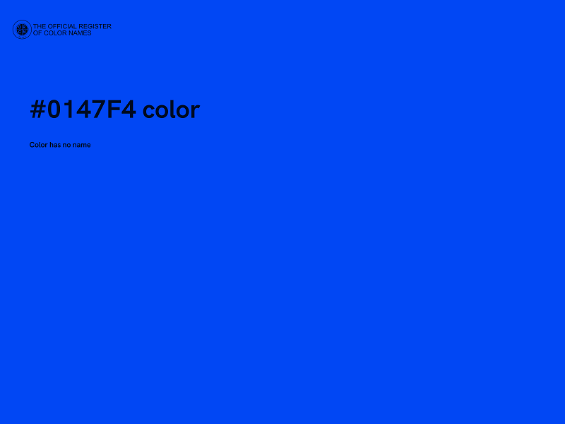 #0147F4 color image