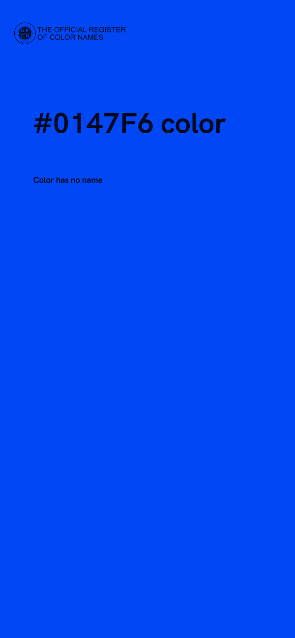 #0147F6 color image