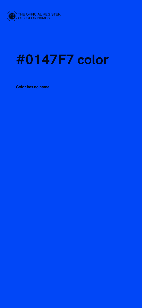 #0147F7 color image