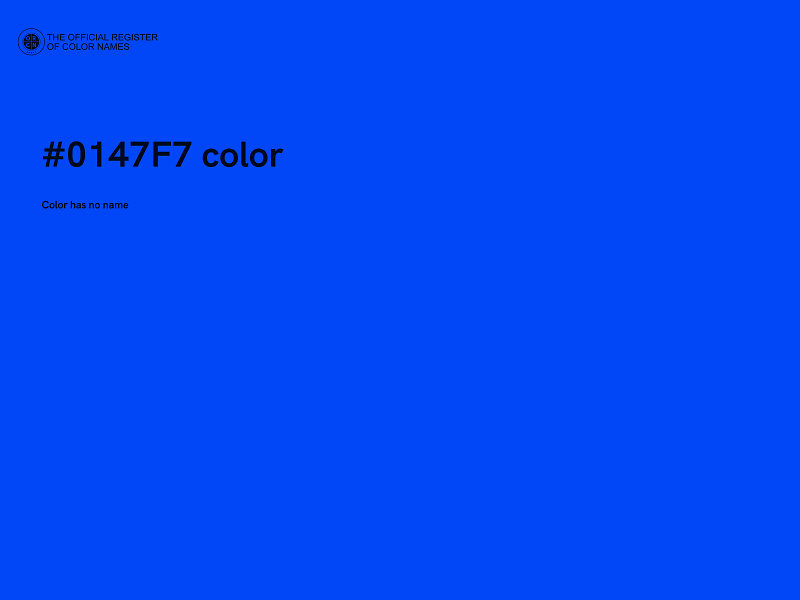 #0147F7 color image