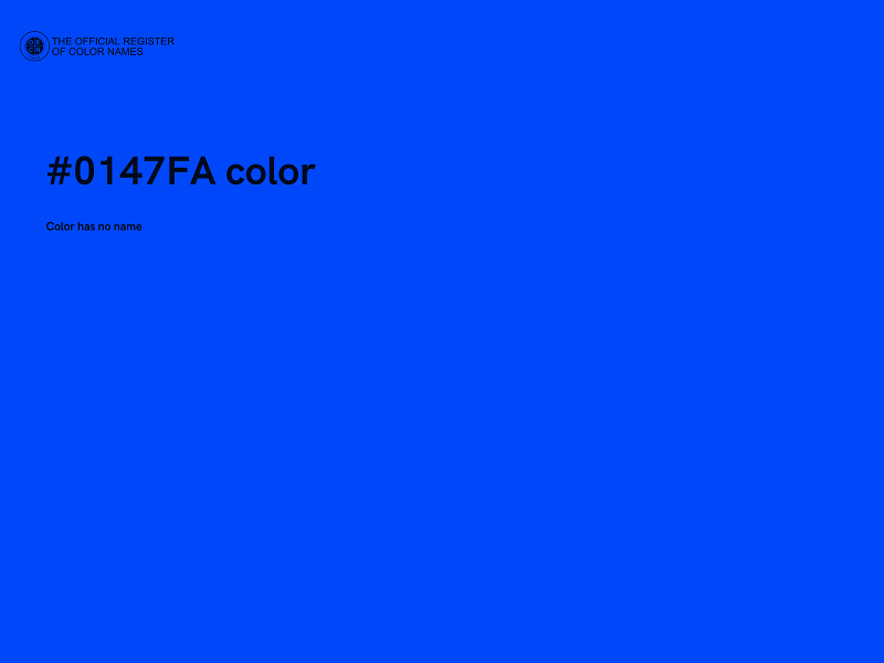 #0147FA color image