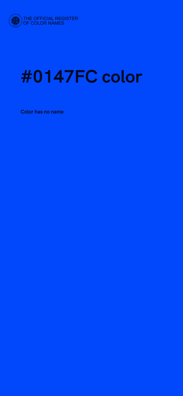#0147FC color image