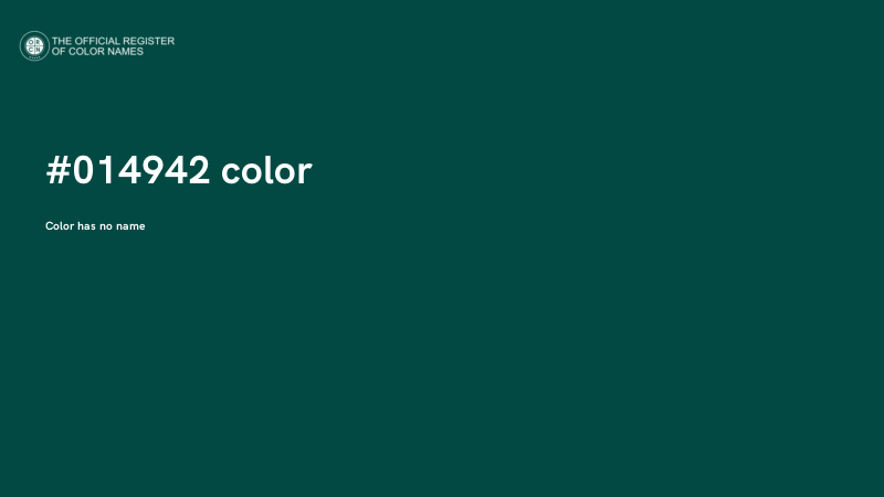 #014942 color image