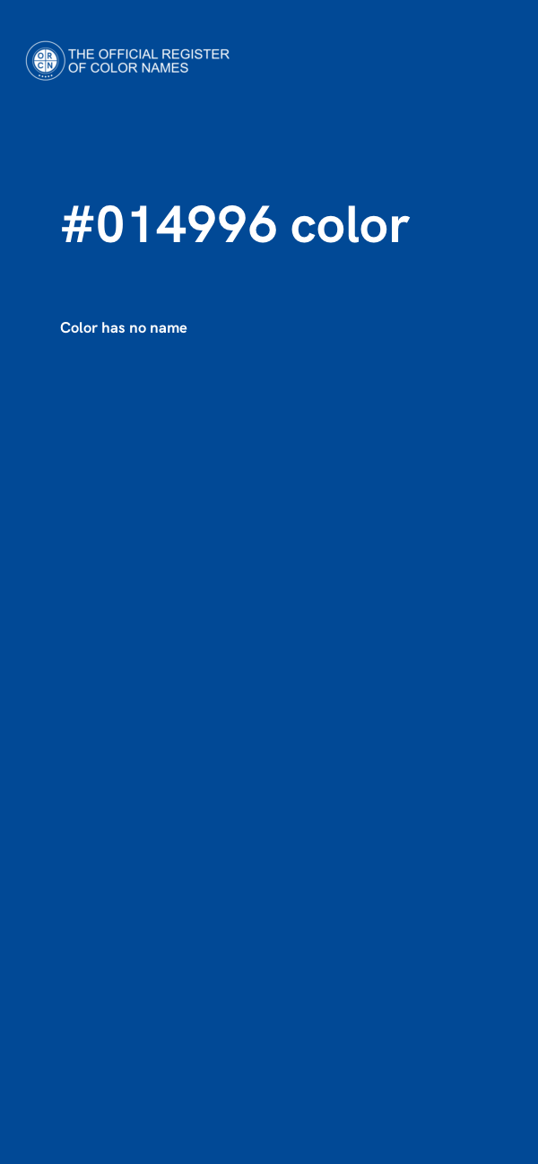 #014996 color image
