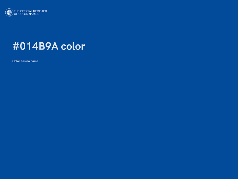 #014B9A color image