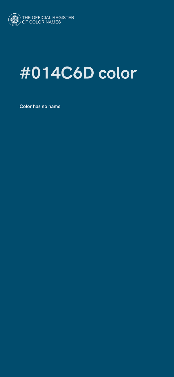 #014C6D color image