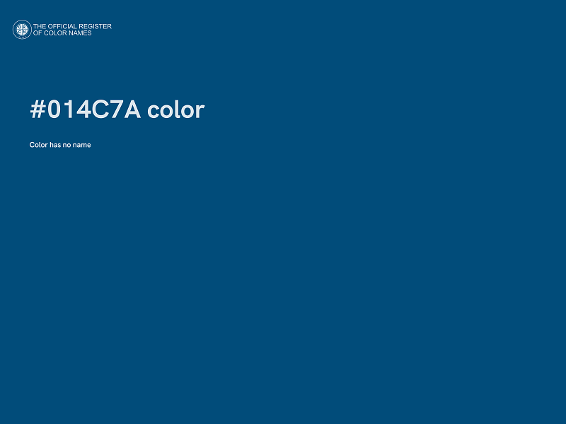 #014C7A color image