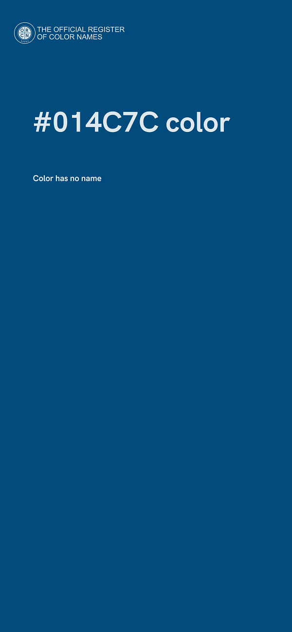#014C7C color image