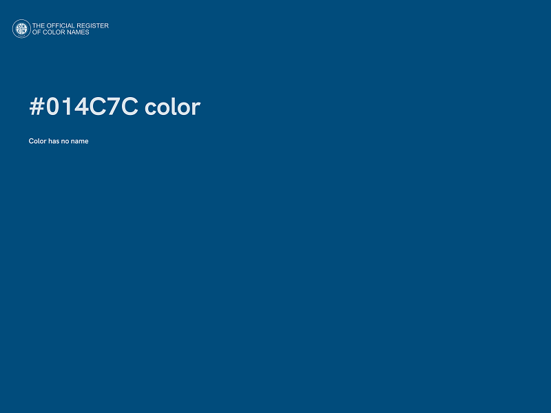 #014C7C color image