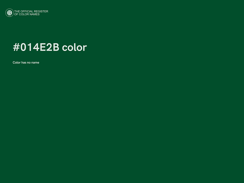 #014E2B color image