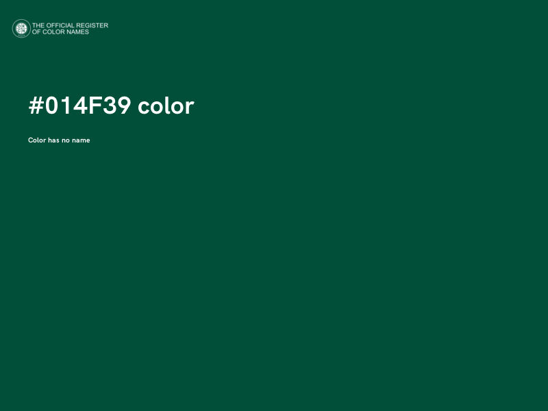 #014F39 color image
