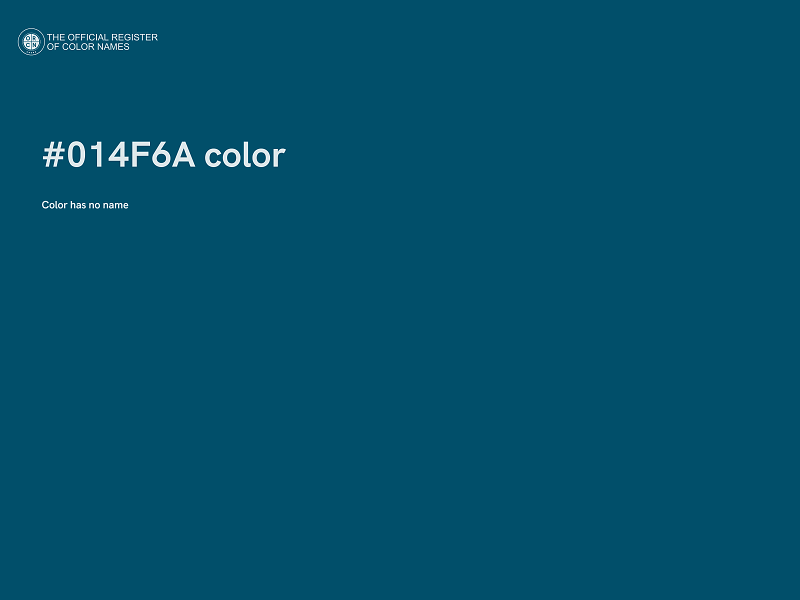 #014F6A color image