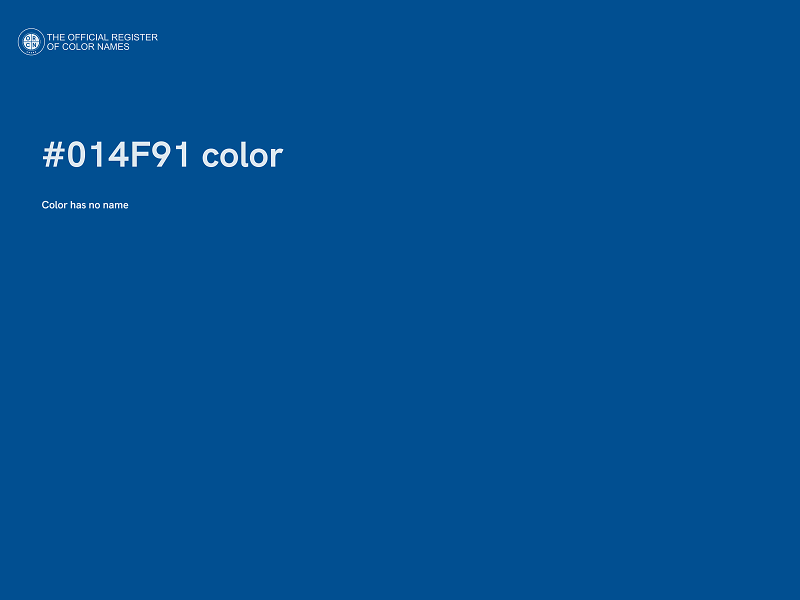 #014F91 color image