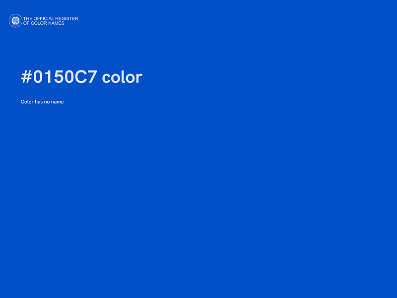 #0150C7 color image