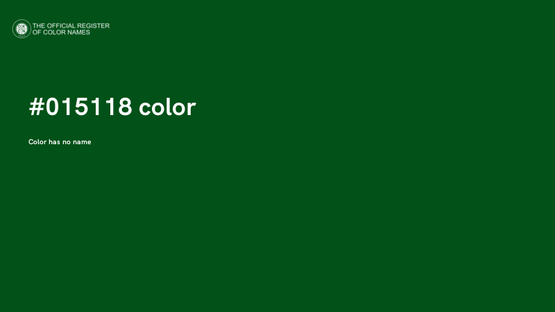#015118 color image