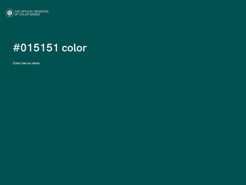 #015151 color image