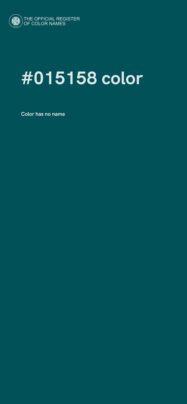 #015158 color image