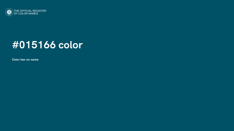 #015166 color image