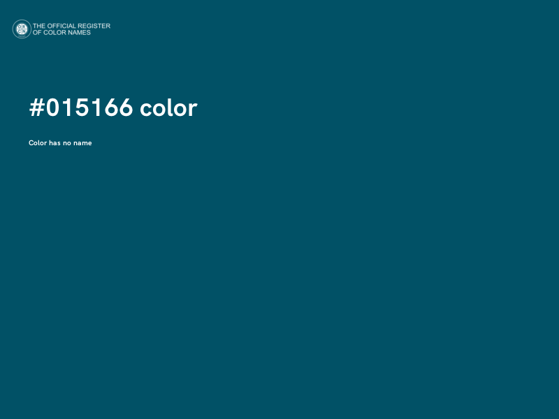 #015166 color image