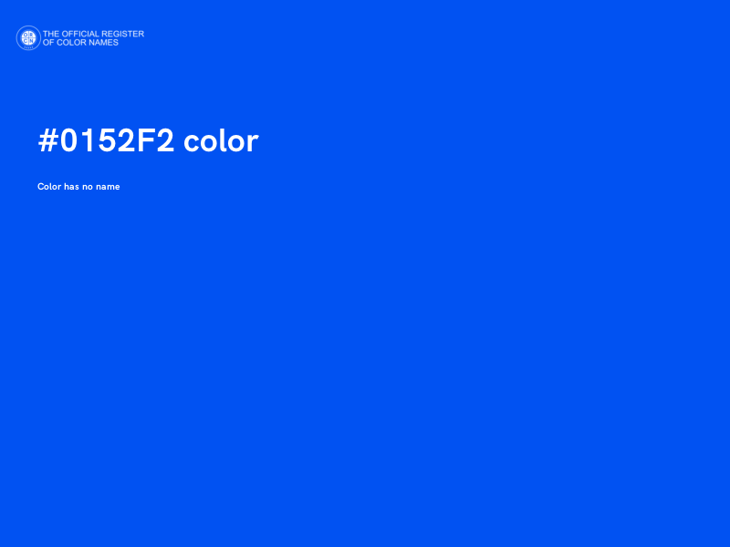 #0152F2 color image