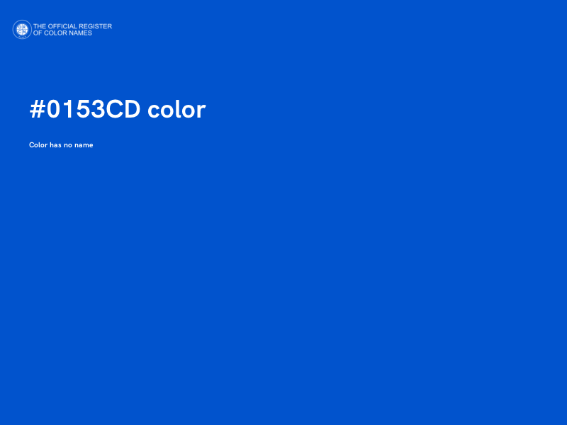#0153CD color image