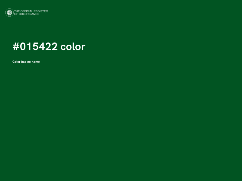 #015422 color image