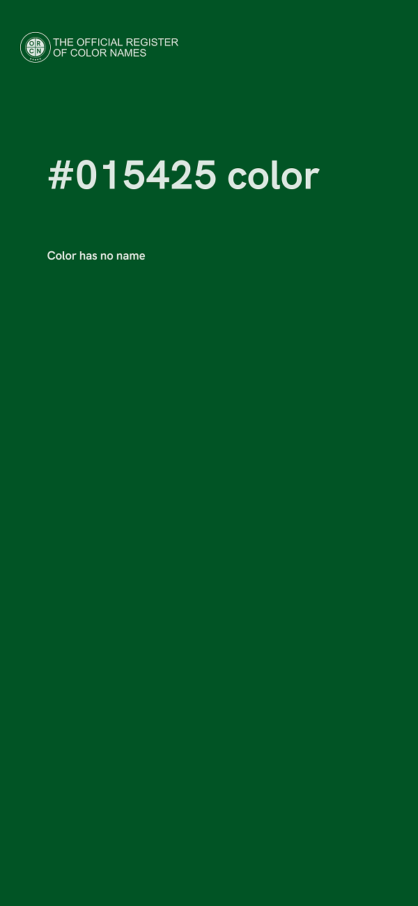 #015425 color image