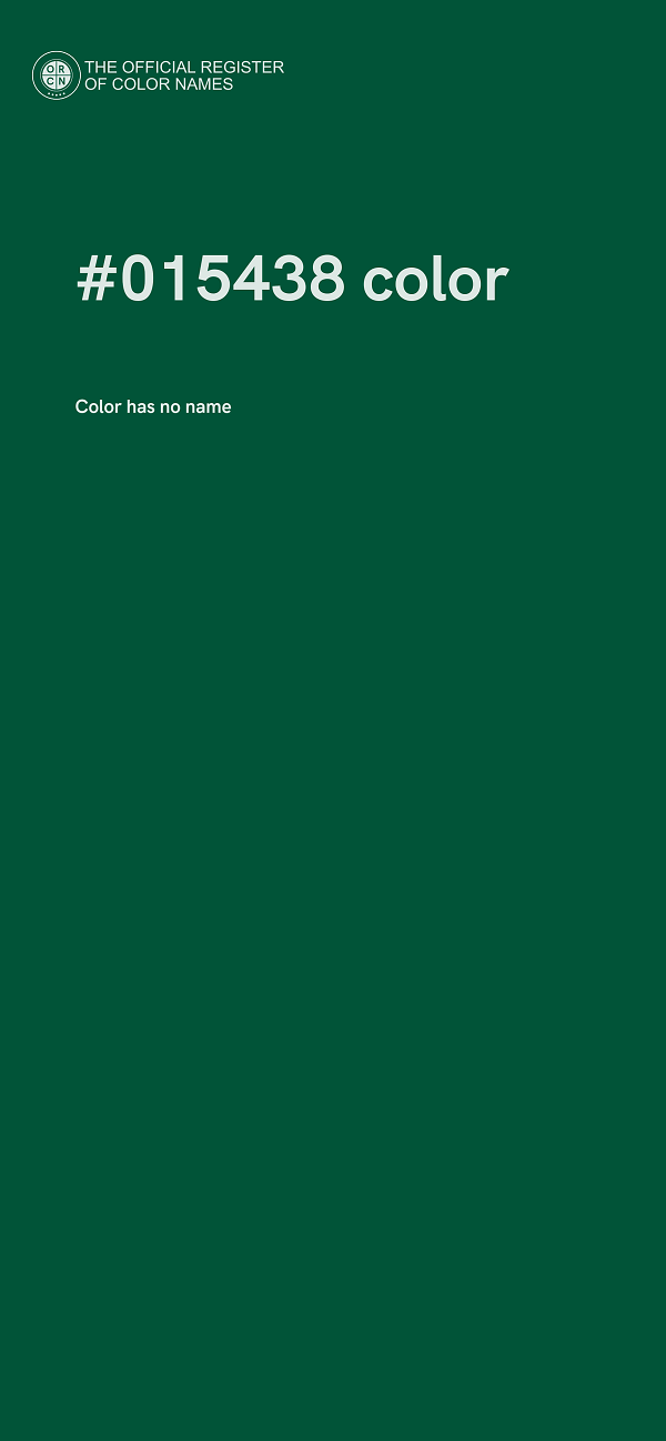 #015438 color image
