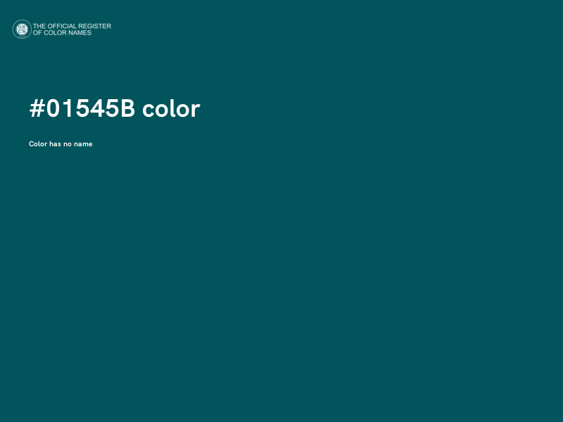 #01545B color image