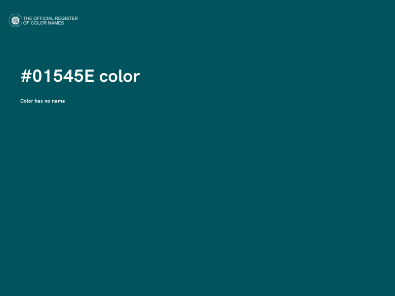 #01545E color image