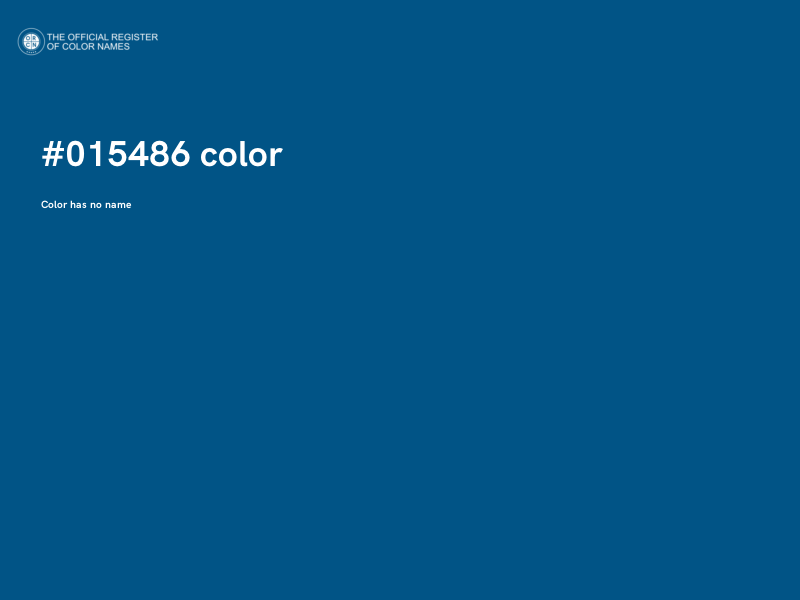 #015486 color image