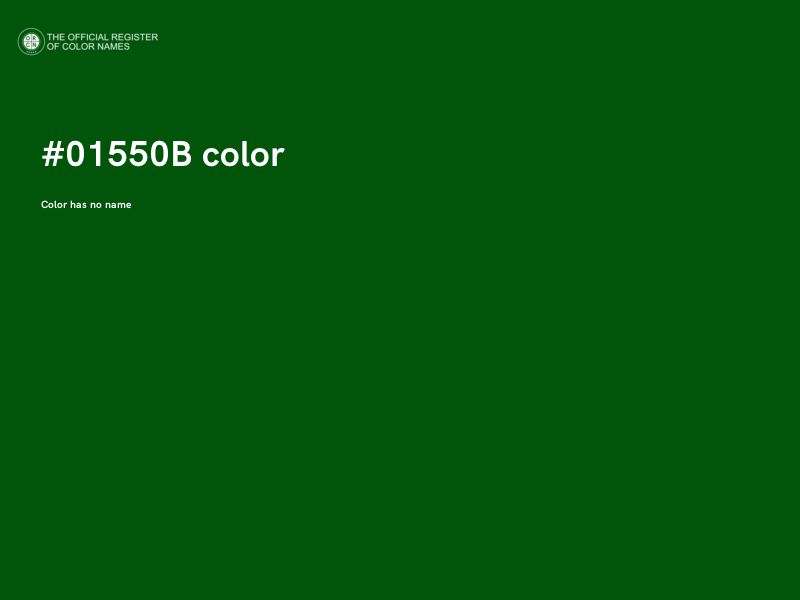 #01550B color image
