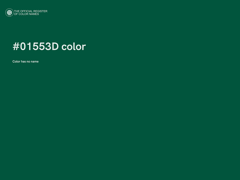 #01553D color image