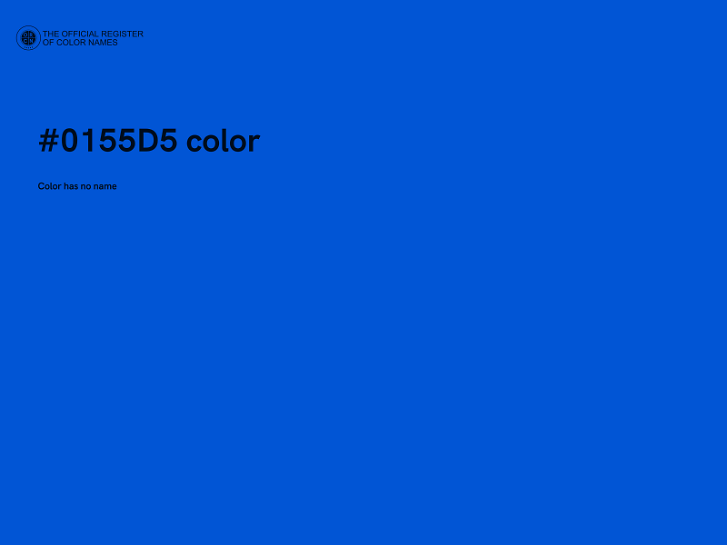 #0155D5 color image