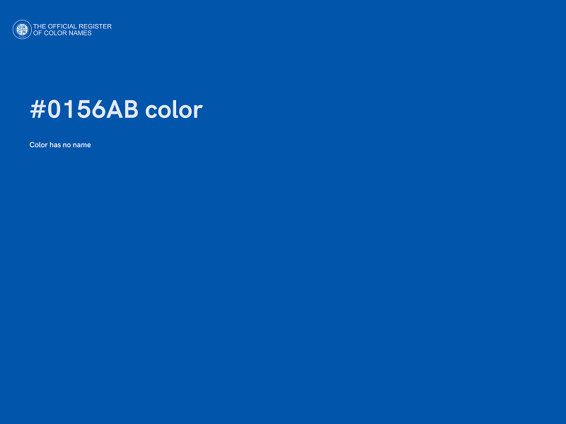 #0156AB color image