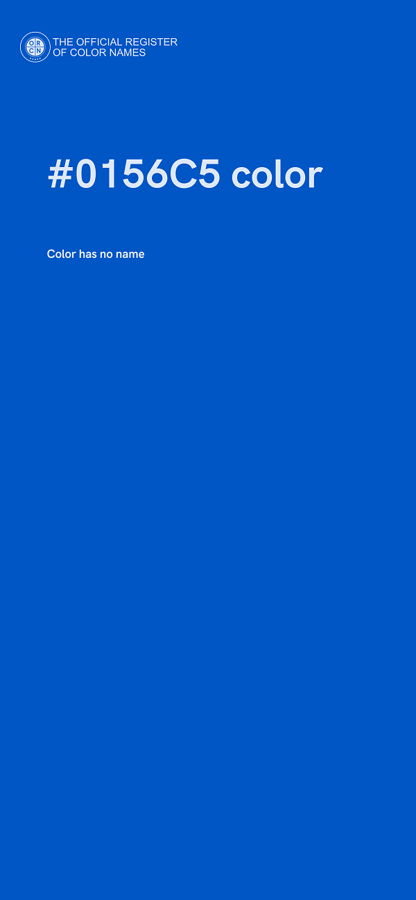 #0156C5 color image