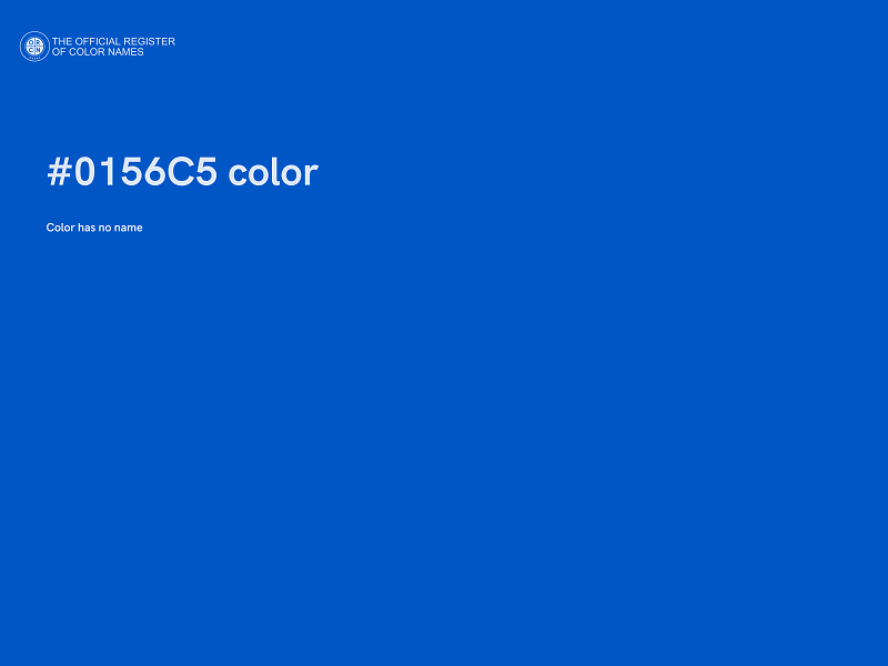 #0156C5 color image