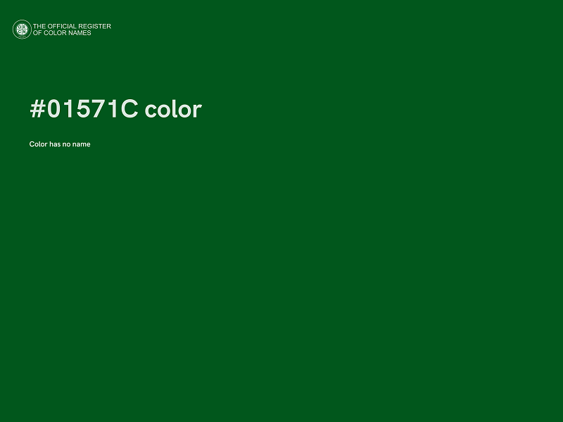 #01571C color image