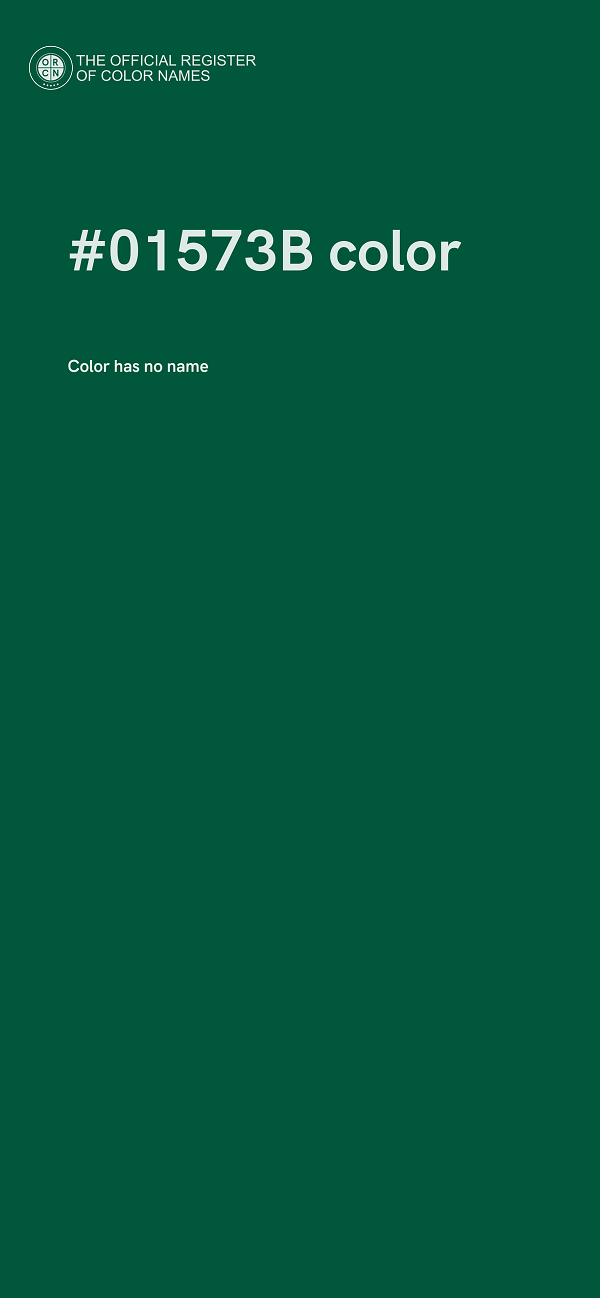 #01573B color image
