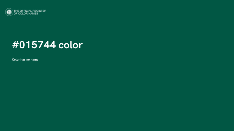 #015744 color image