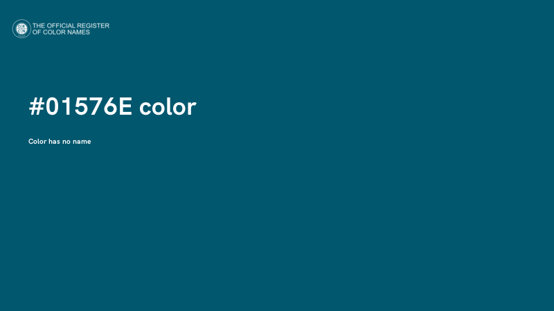 #01576E color image
