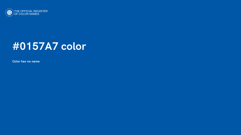 #0157A7 color image