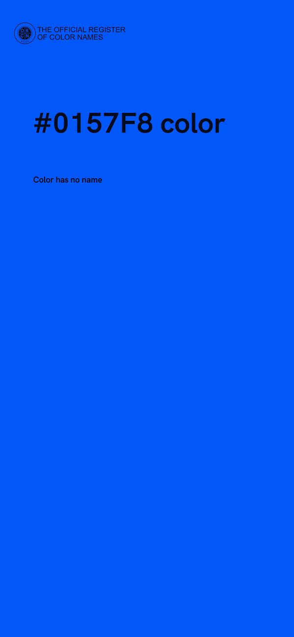 #0157F8 color image