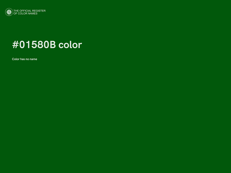 #01580B color image