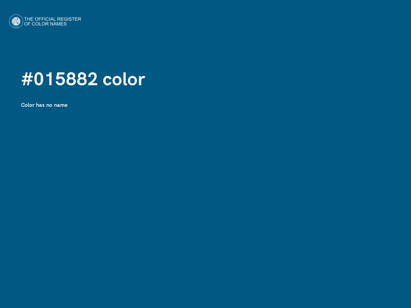 #015882 color image
