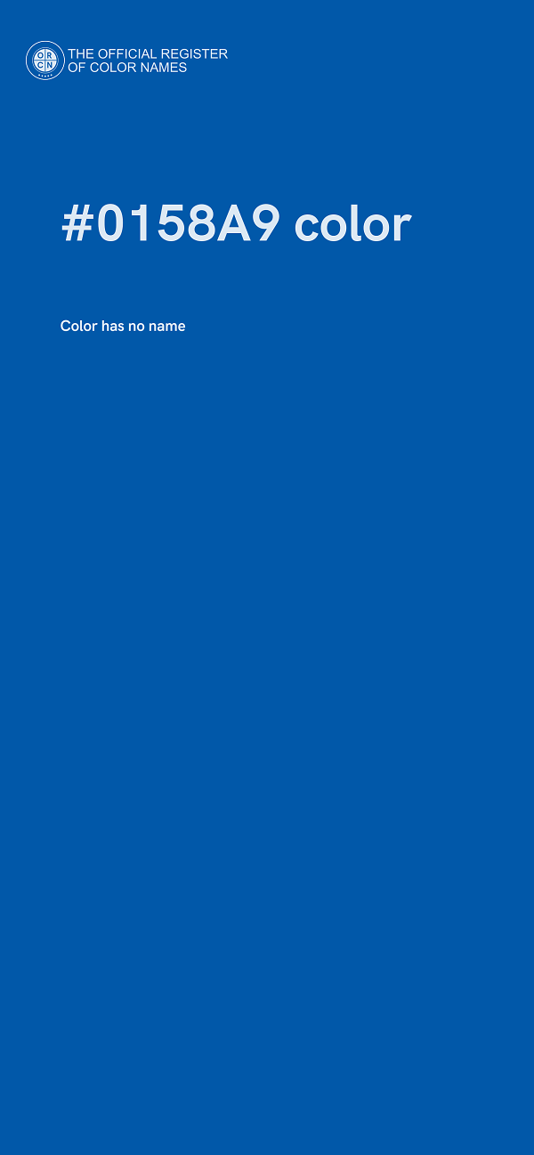 #0158A9 color image