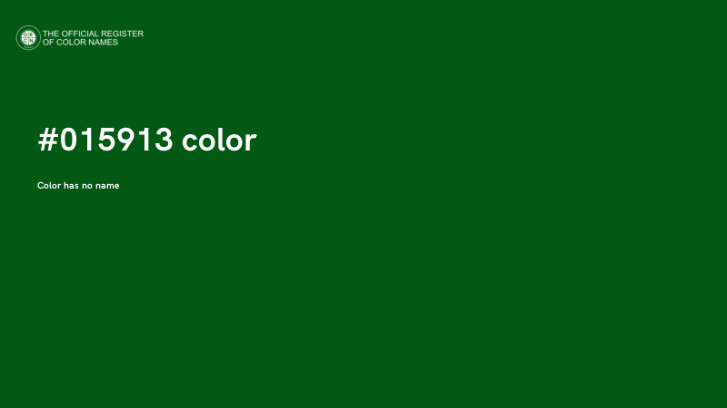 #015913 color image