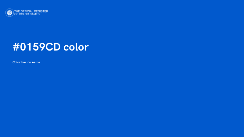 #0159CD color image